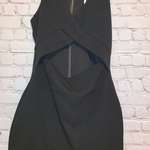 🎓 NWT Sara Boo Black Flutter Hem Dress - Picture 2 of 4